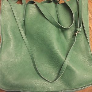 Vegan leather Free People tote